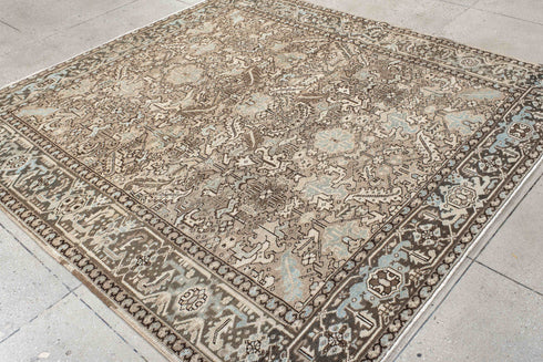 Antique Heriz Area Rug (7' x 8')
